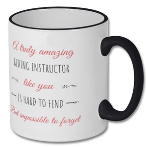 RIDING INSTRUCTOR sweet GIFT mug, riding instructor gift, riding instructor mug, present for riding instructor, riding instructor gift idea
