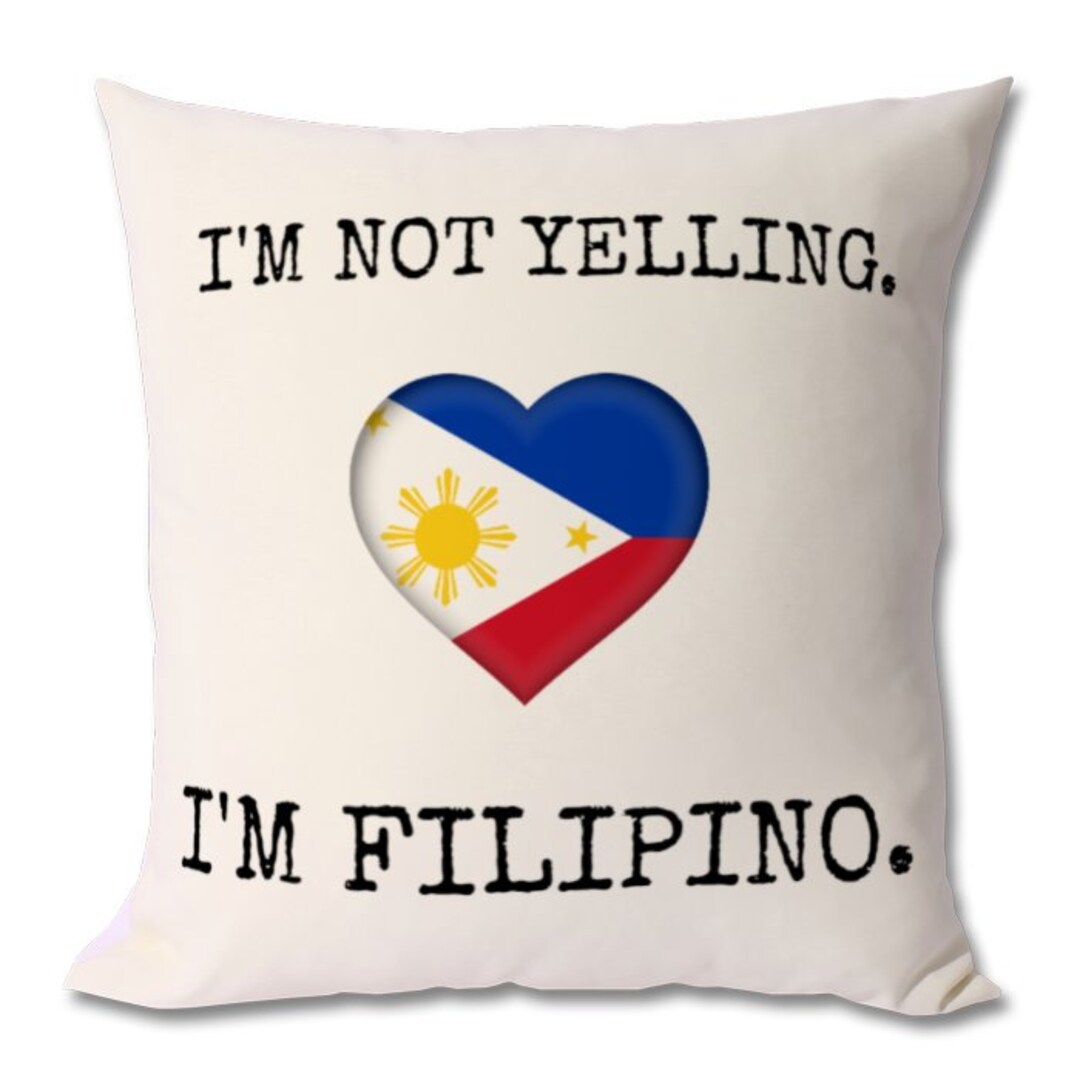 FILIPINO Cushion Filipino Filipino Gift Filipino Pillow Etsy UK
