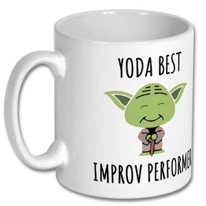 BEST IMPROV PERFORMER mug, improv performer,improv performer gift,gift for improv performer,improv performers