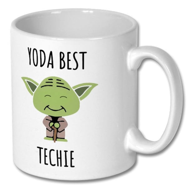 BEST TECHIE MUG, techie, techie mug, techie gift, techie coffee mug, techie gift idea, gift for techie