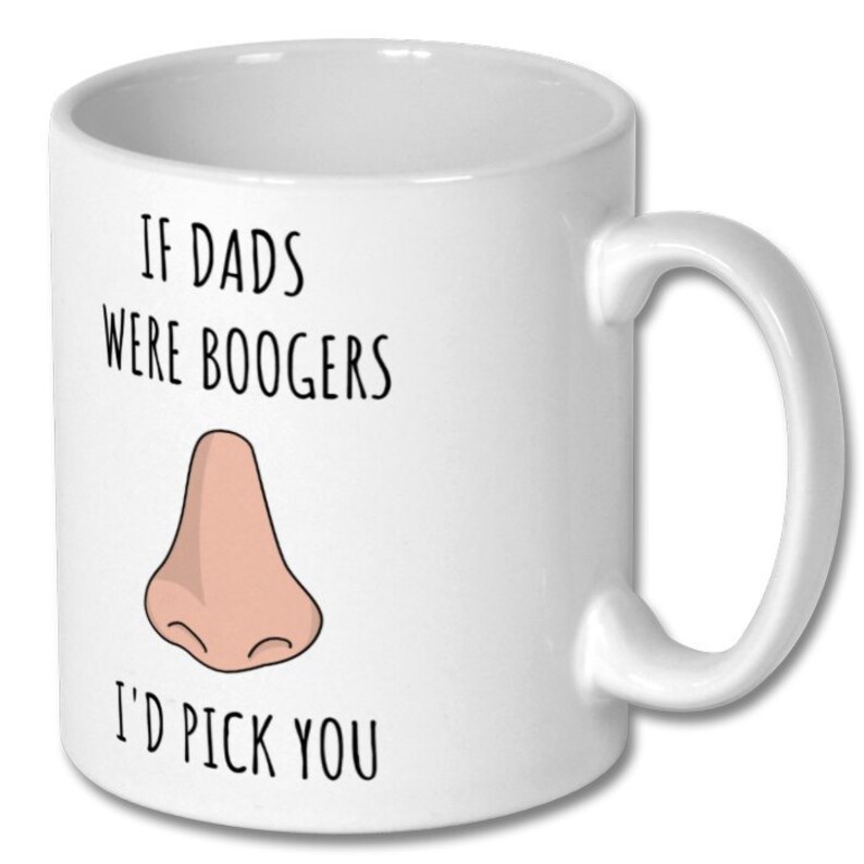 DAD BOOGER JOKE, dad gift, dad mug, papa gift, dad coffee mug, fathers day gift, father gift, dad birthday gift, dad christmas present image 5