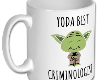 MEJOR taza CRIMINÓLOGO, criminólogo, taza de criminólogo, regalo de criminólogo, idea de regalo criminólogo, regalo para criminólogo, criminólogos