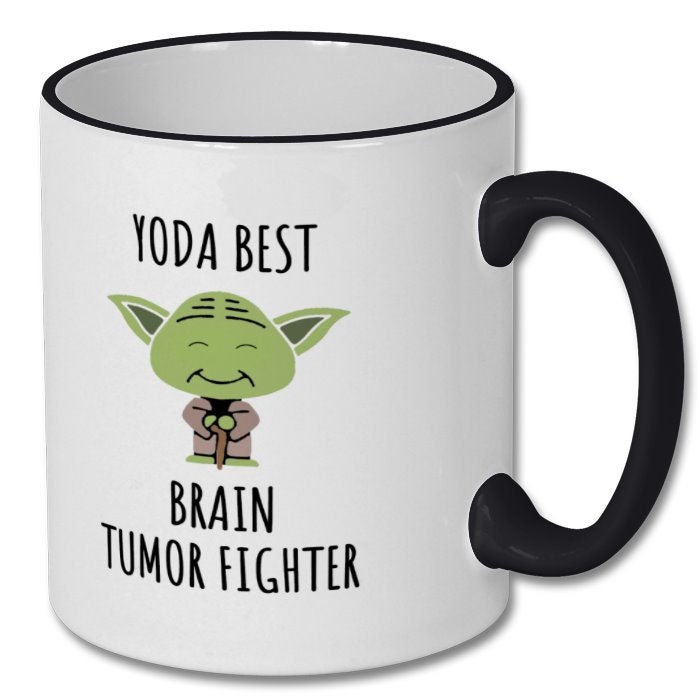 BRAIN TUMOR FIGHTER encouragement gift, brain tumor patient gift, brain tumor patient mug, brain tumor patient gift idea