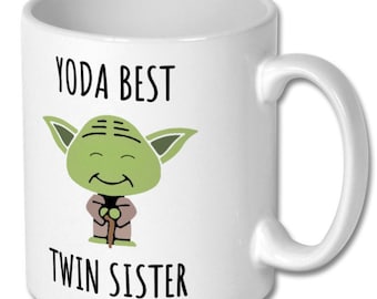 BEST TWIN SISTER mug, twin sister, twin sister mug, twin sister gift, twin sister coffee mug, twin sister gift idea, gift for twin sister