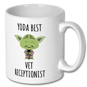 BEST VET RECEPTIONIST mug, vet receptionist, vet receptionist mug, vet receptionist gift, vet receptionist gift idea