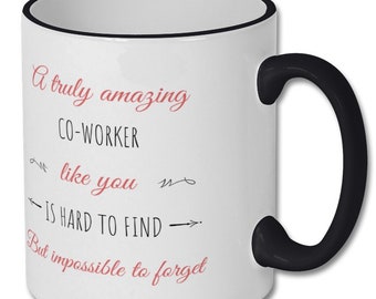 CO-WORKER süße GESCHENK Becher, Mitarbeiter Geschenk, Mitarbeiter Becher, Mitarbeiter vorhanden, Geschenk für Mitarbeiter, Mitarbeiter, Mitarbeiter berühren Geschenk
