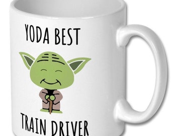 BEST TRAIN DRIVER mug, train driver, train driver mug, train driver gift, train driver coffee mug, train driver gift idea