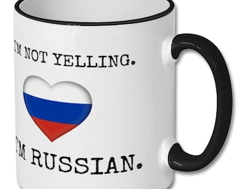 RUSSIAN FUNNY mug, russian, russian gift, russian friend gift, russian friend mug, russian, russian coffee mug