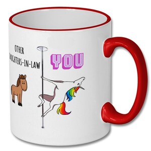 DAUGHTER-IN-LAW cute mug, daughter in law present, daughter in law gift, daughters in law gift idea, daughter in law coffee mug