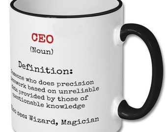 CEO FUNNY DEFINITION mug, ceo gift, ceo mug, ceo present, mug for ceo, ceo coffee mug, ceo gift idea, gift for ceo, ceo, ceo funny gift