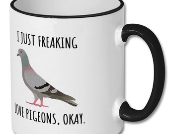 PIGEON LOVER GIFT, pigeon lover gift, pigeon lover mug, pigeon lover funny gift, pigeon lover present, gift for pigeon lover