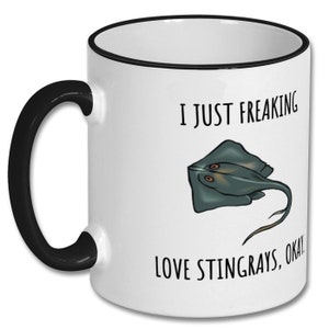 STINGRAY LOVER GIFT, stingray gift, stingray mug, stingray lover mug, present for stingray lover, stingray lover, gift for stingray lover