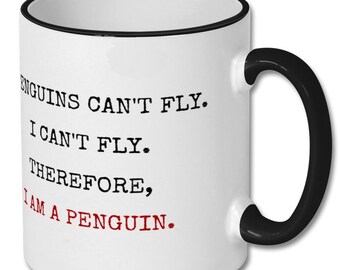 PENGUIN LOVER mug, penguin, penguin gift, penguin mug, penguin coffee mug, penguins