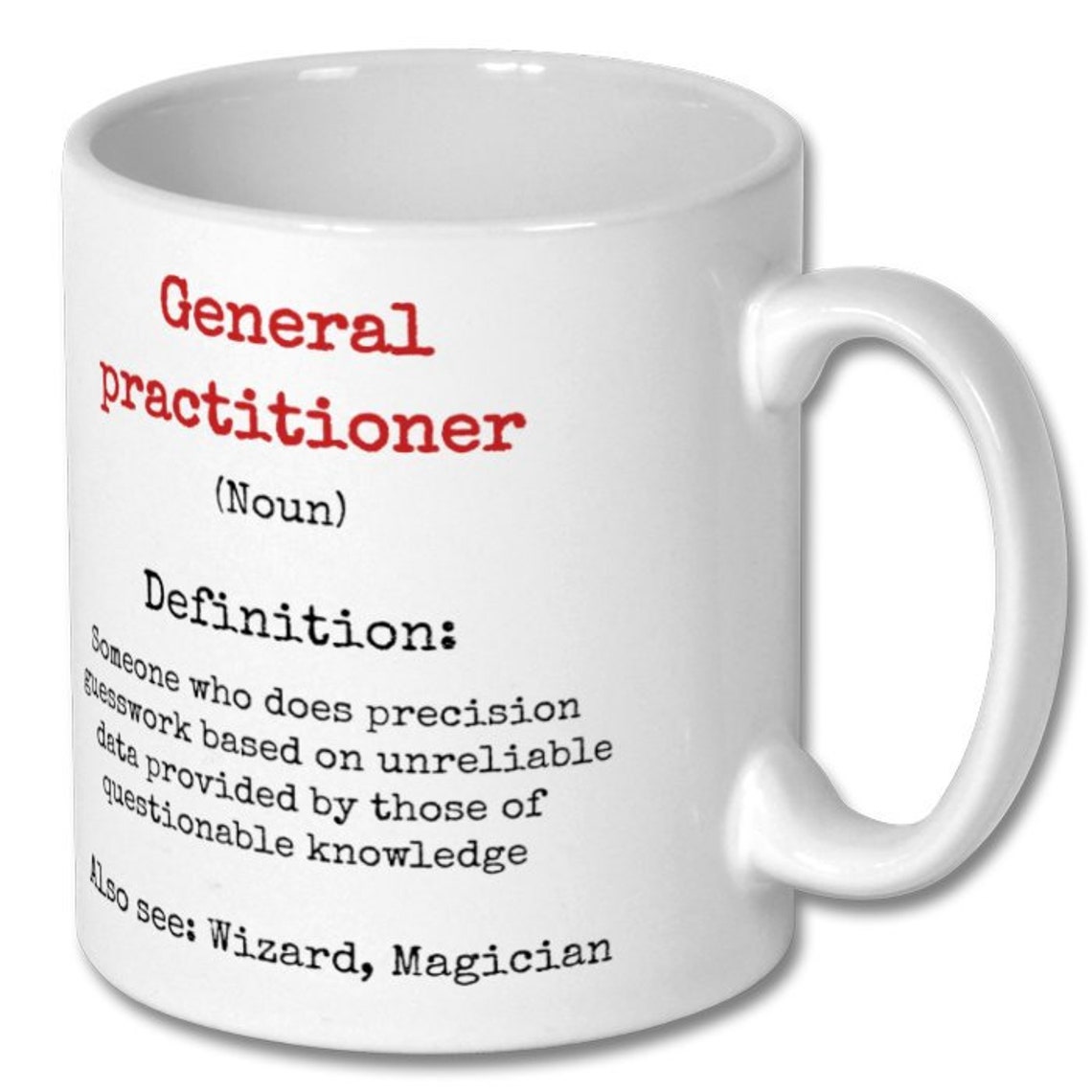 GENERAL PRACTITIONER Funny Definition Mug General Etsy UK