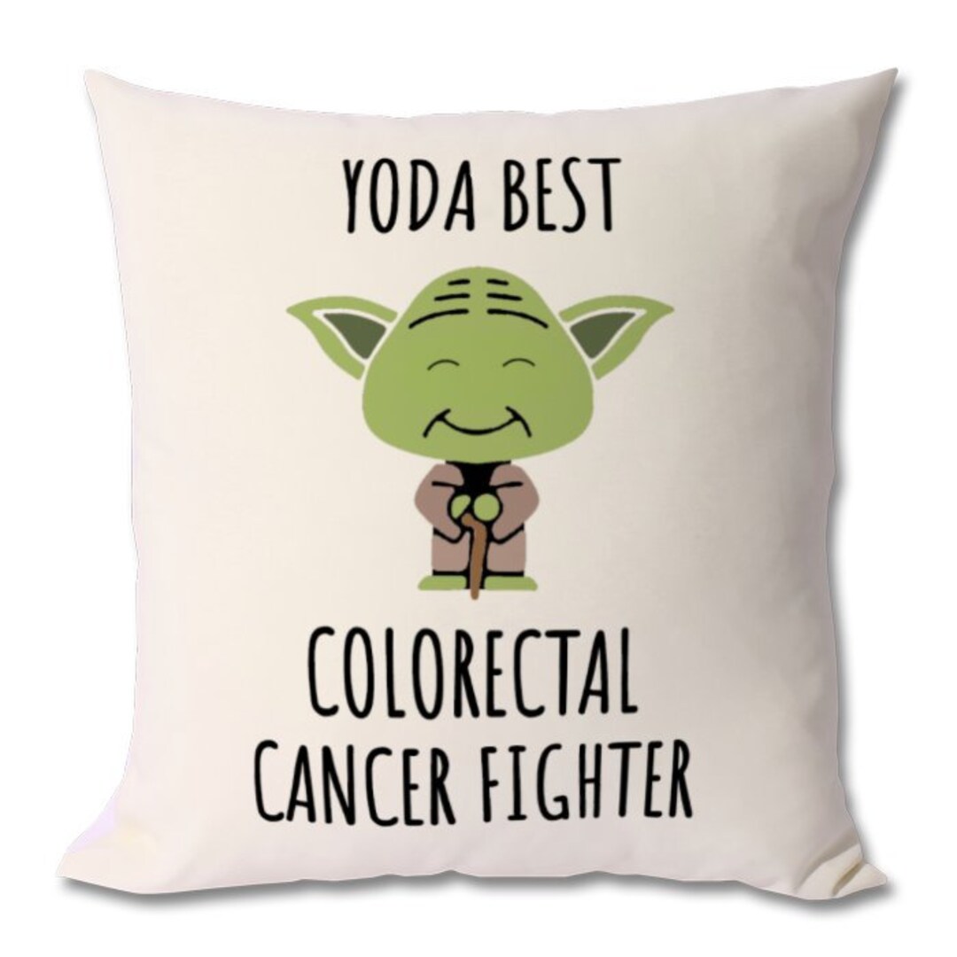 COLORECTAL CANCER FIGHTER Encouragement Cushion Colorectal Etsy