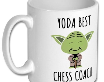 BESTE Schach-Trainer Becher, Schach-Trainer, Schach Trainer Geschenk, Geschenk für Schach-Trainer, Schach-Trainer-Geschenk-Idee, Schach-Trainer