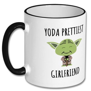 TAZA DE GIRLFRIEND PRETTIEST, novia, taza de novia, regalo de novia, taza de café de novia, idea de regalo de novia, cumpleaños de novia, regalo imagen 3