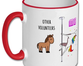 VOLUNTEER ANDERE vs ME Geschenk, Freiwillige Becher, Geschenk für Freiwillige, Freiwillige Geschenkidee, Freiwillige Kaffeebecher, Freiwilliger, Geschenk für Freiwillige
