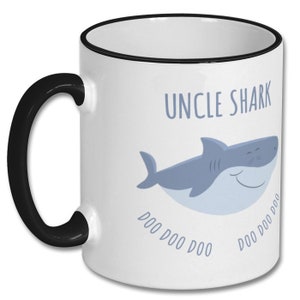 UNCLE SHARK GIFT, uncle gift, uncle mug, mug for uncle, uncle gift idea, uncle coffee mug, uncle present, uncle funny gift, gift for uncle