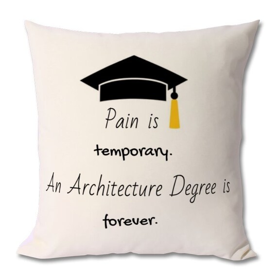 Architecture Student Motivation Cushion Etsy Architecture Student Motivation Cushion Etsy