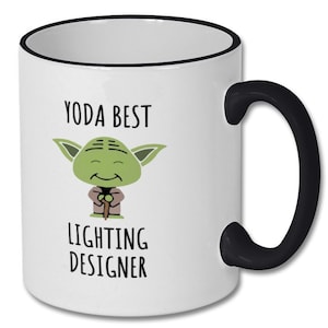 BEST LIGHTING DESIGNER mug, lighting designer, lighting designer mug, lighting designer gift, lighting designer gift idea