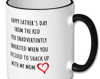 STEPDAD FATHERS DAY gift, sweet gift for stepdad, stepdad gift, stepdad coffee mug, stepdad mug, fathers day gift,stepfather gift, bonus dad