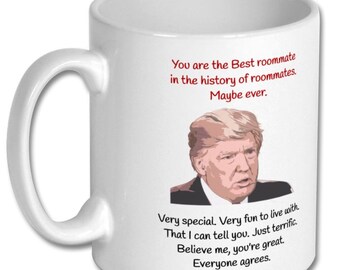 BEST ROOMMATE in history mug, roommate,roommate gift,roommate mug,roommate coffee mug,roommate gift idea,gift for roommate,mug for roommate