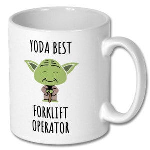 BEST FORKLIFT OPERATOR mug, forklift operator, forklift operator mug, forklift operator gift, forklift operator gift idea
