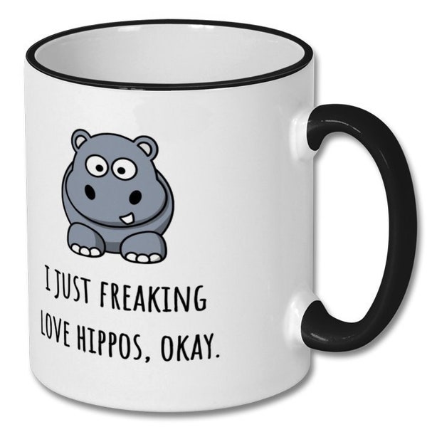 HIPPO LOVER mug, hippo, hippo mug, hippo gift, hippo coffee mug, hippo lover gift, hippo lovers, hippos, animal lover