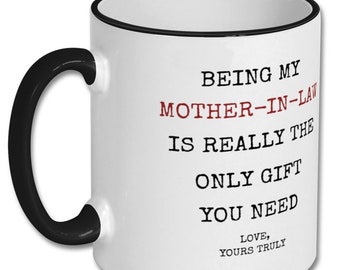 MOTHER-IN-LAW gift, mother-in-law mug, mother-in-law christmas gift, funny mother-in-law gift, best mother-in-law gift, in laws gift