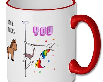 PILOT OTHERS vs YOU mug, pilot gift for women, pilot mug, female pilot, pilot gift, pilot jokes, gift for pilot, pilot present