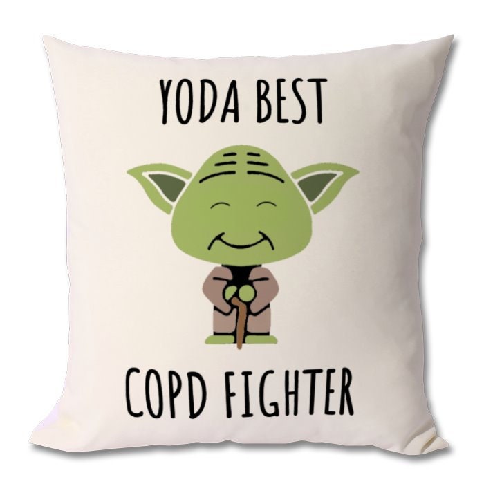 COPD FIGHTER ENCOURAGEMENT Cushion Copd Patient Pillow Gift Etsy