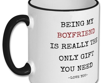 BOYFRIEND GIFT, boyfriend mug, boyfriend anniversary gift, boyfriend birthday present, best boyfriend gift, boyfriend christmas gift