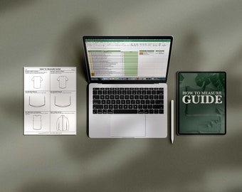 Points of Measure List and How to Measure Guide / Learn to Measure Garments / Fashion Design DIY / Instant Download