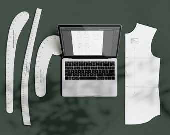 Basic Block Pattern Bundle / Foundation Patterns / Mens Style Blocks / Fashion Design DIY / Instant Download