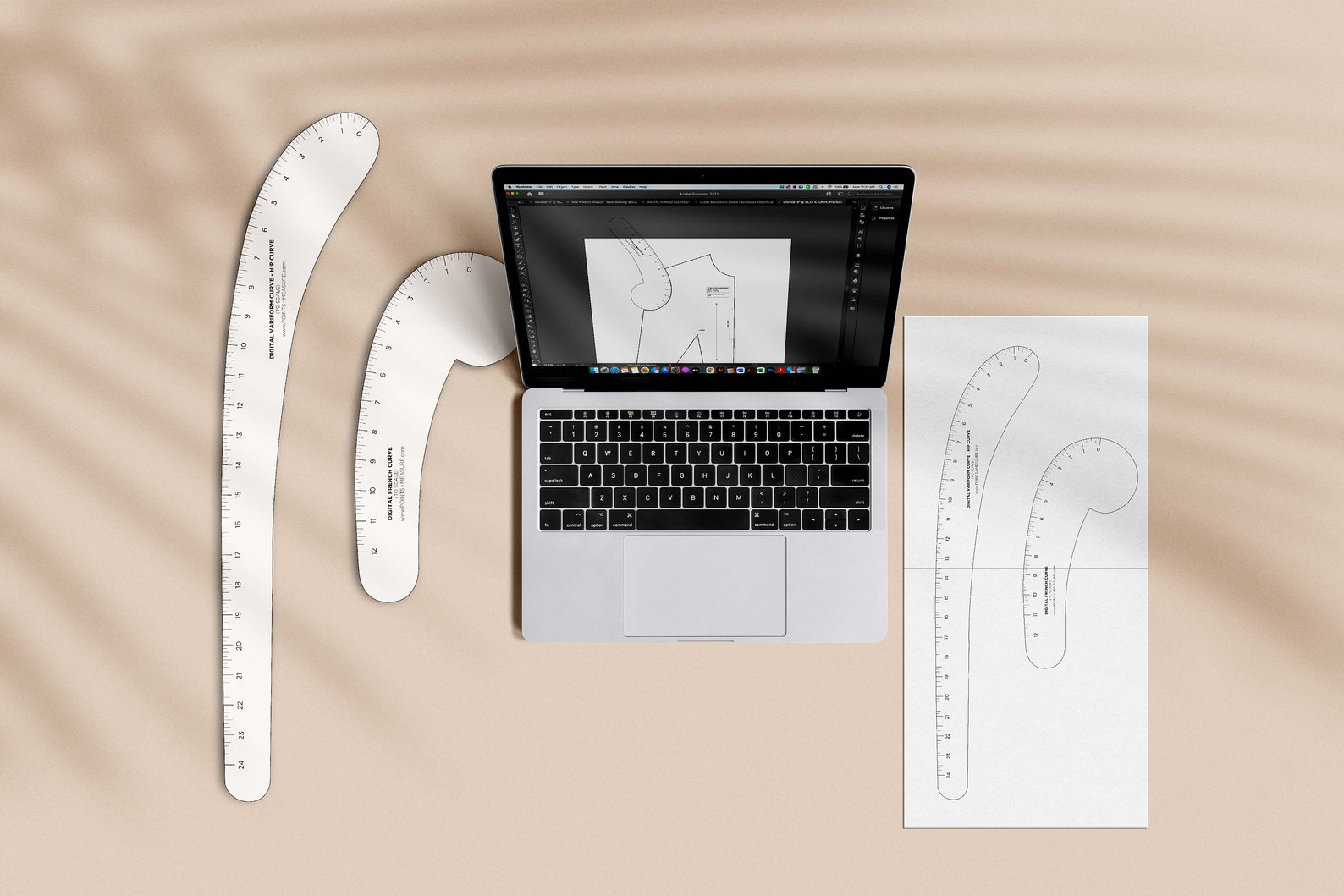 Pattern Making Rulers / Curved Digital Rulers / French Curve / Etsy