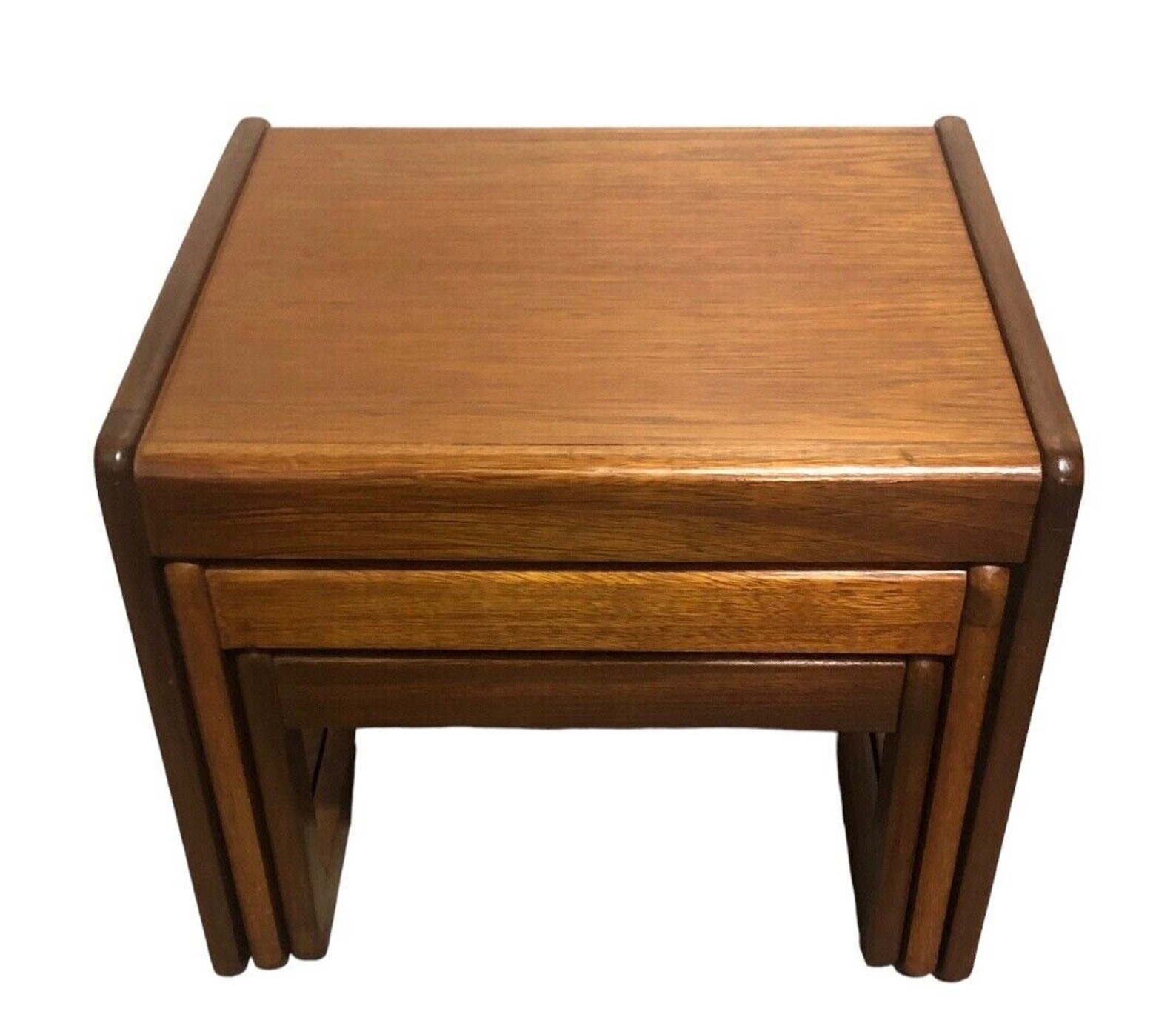 Retro Teak Nest of Coffee Tables - Etsy UK