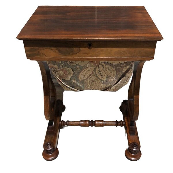 Antique Sewing Table Etsy UK