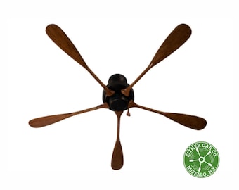 53" Custom Made Nautical/Coastal Boat Oar Ceiling Fan