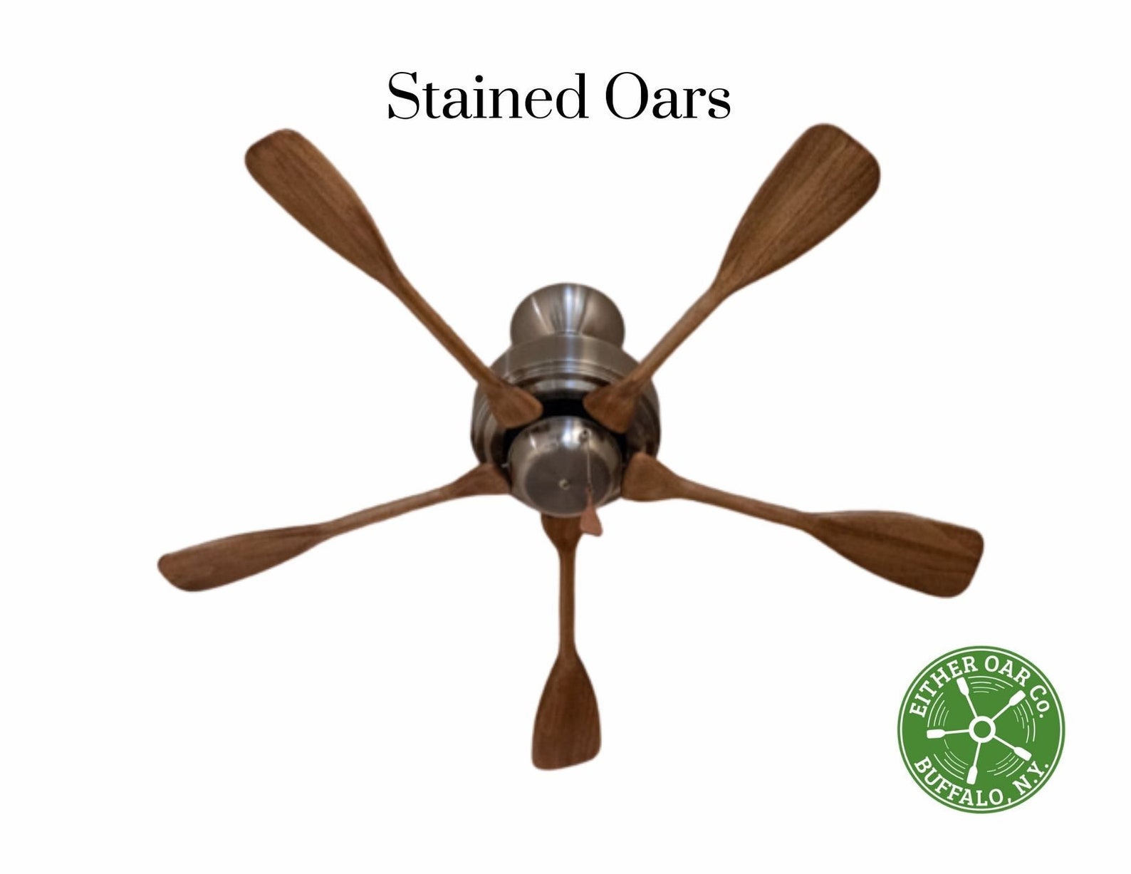 Air Wave 42 Satin Silver Housing Boat Oar Ceiling Fan by Etsy