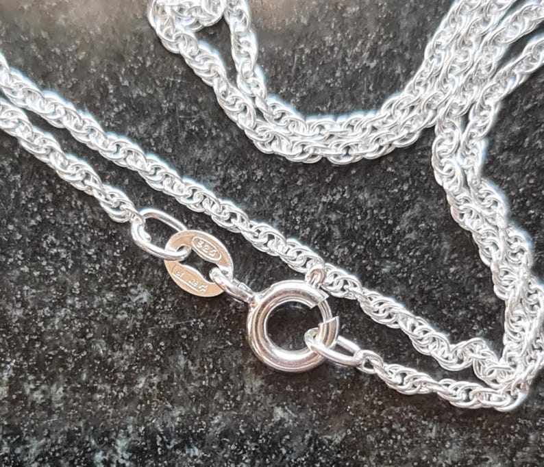 Colgante o collar grande de plata de ley con labradorita y granate, estilo Jugendstil. imagen 6
