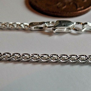 A Sturdy Sterling Silver Wheatsheaf Chain for my Pendants 46cm / 18 inches