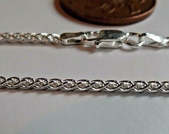 A Sturdy Sterling Silver Wheatsheaf Chain for my Pendants 46cm / 18 inches