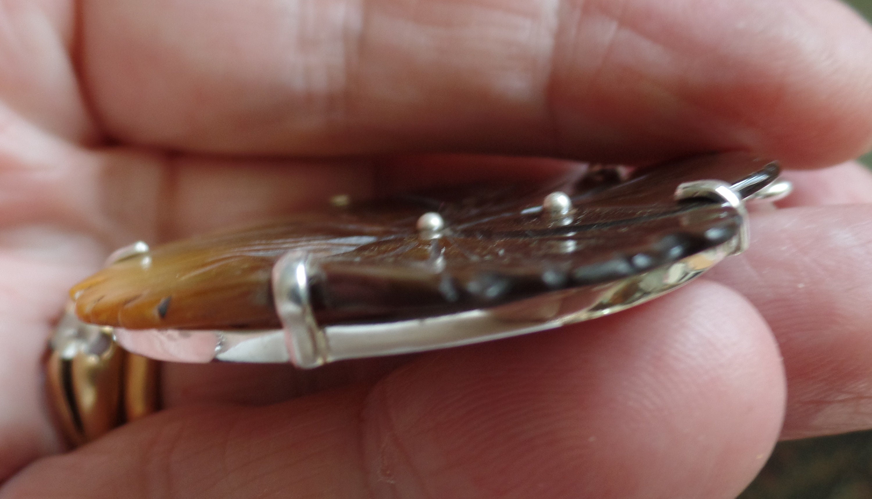 マザーオブパール / スターリングシルバー ペストリーサーバー マザーオブパール シルバーリング from U.K | 芦屋Antico