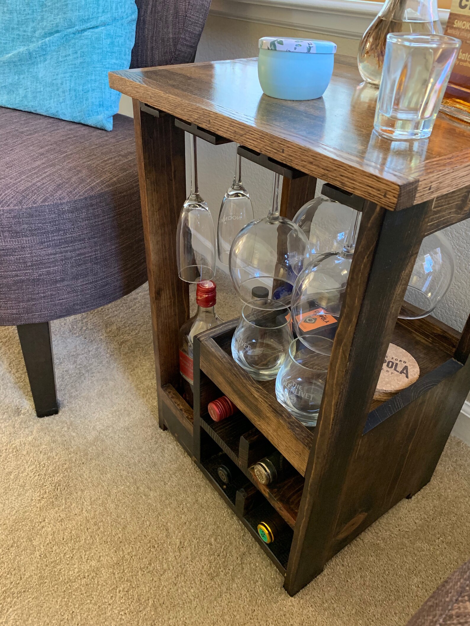 Accent Mini Bar Table - Etsy