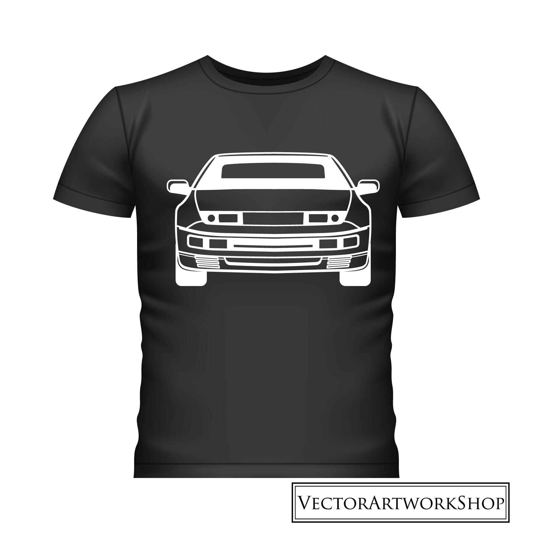 300ZX Z32 Car Svg, Sport Car Vector, Front Japan Car Design
