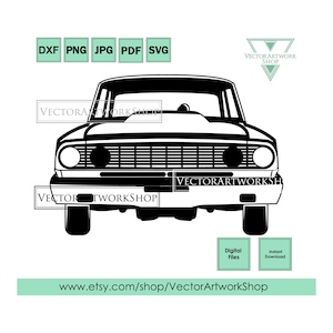 Fairlane Thunderbolt 1964 car svg, muscle car, american muscle car, instant download, vector format, plasma cut cricut cutter plotter files