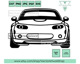 Skyline gtr r34 car svg, sport car vector, japan car design, instant download, plasma cut file, cricut cutter plotter files, laser engraving