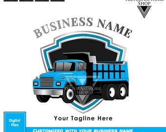 Custom Trucking Logo USA | Freight Company Logo | Semi Truck Logo | Digital Download