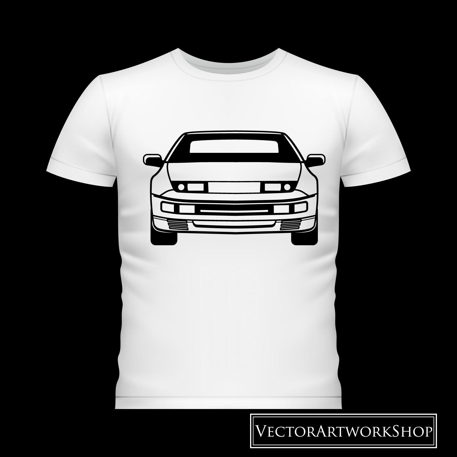 300ZX Z32 Car Svg, Sport Car Vector, Front Japan Car Design